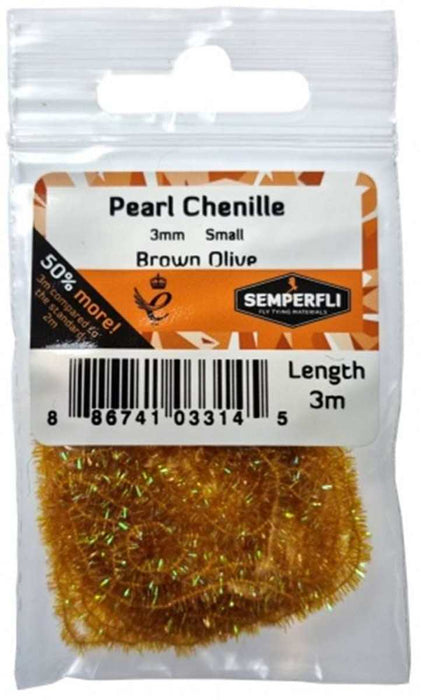 Semperfli Pearl Chenille 1mm - 8mm Medium