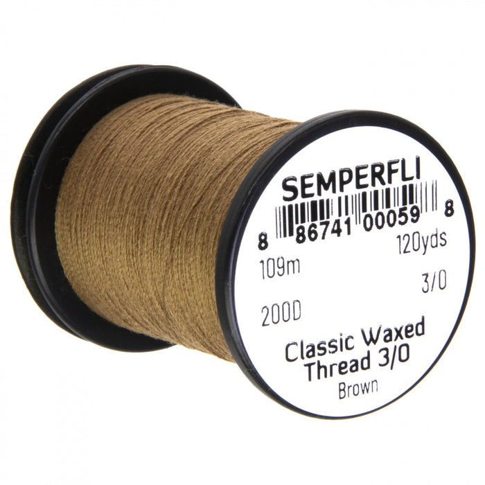 Semperfli Classic Waxed Thread Big Game 3/0 (200 Denier)