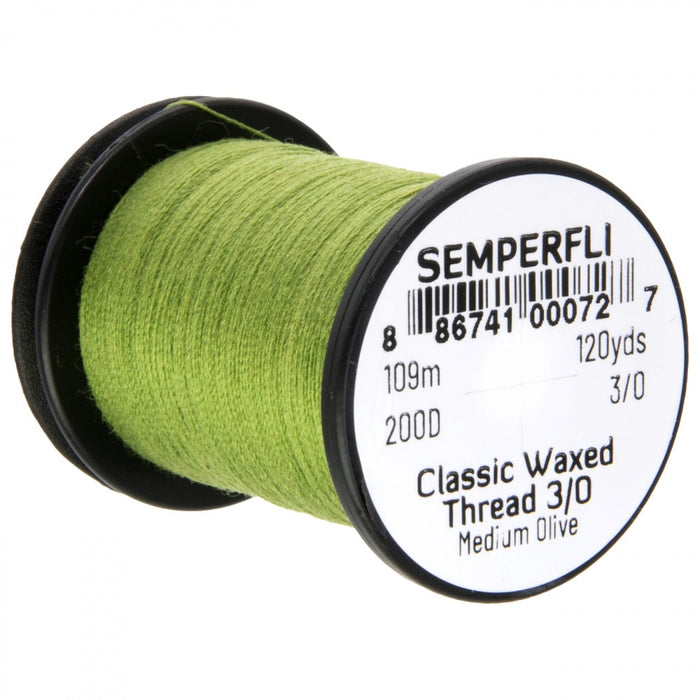 Semperfli Classic Waxed Thread Big Game 3/0 (200 Denier)