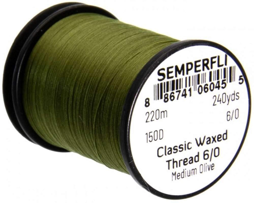 Semperfli Classic Waxed Thread Big Game 3/0 (200 Denier)