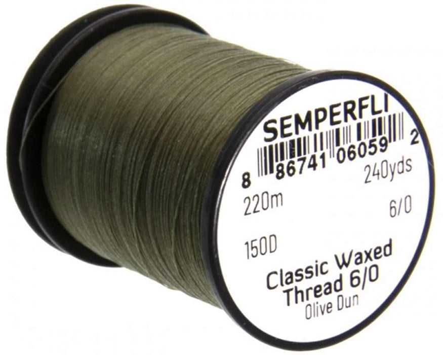Semperfli Classic Waxed Thread Big Game 3/0 (200 Denier)