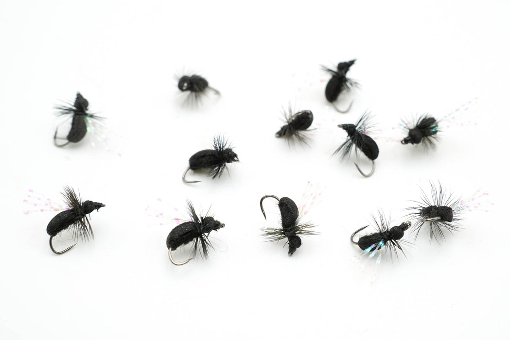 Foam Beetle Terrestrial Fly (12 flies)