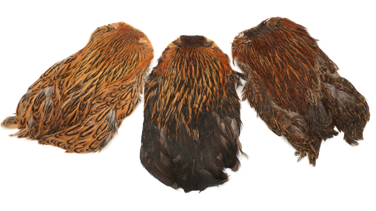 India Hen Neck feather patch (Moonlit)