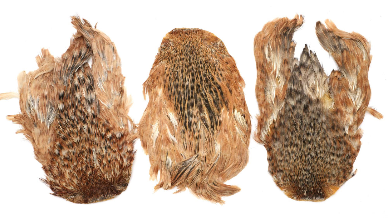 India Hen Neck feather patch (Moonlit)