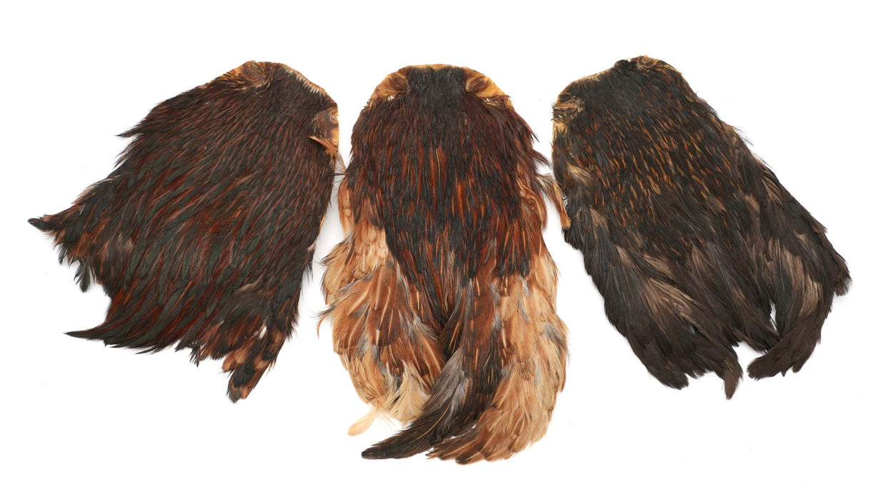 India Hen Neck feather patch (Moonlit)