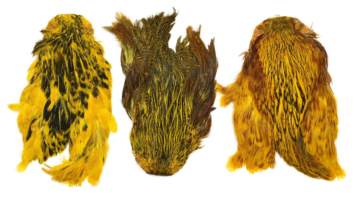 India Hen Neck feather patch (Moonlit)