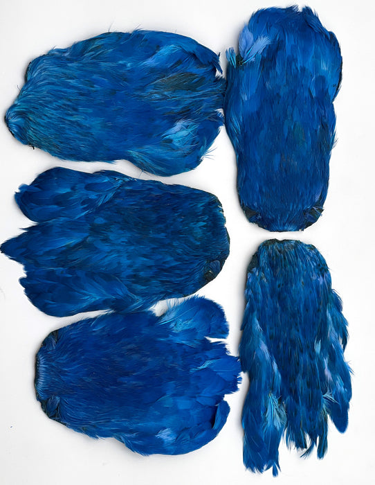 India Hen Neck feather patch (Moonlit)