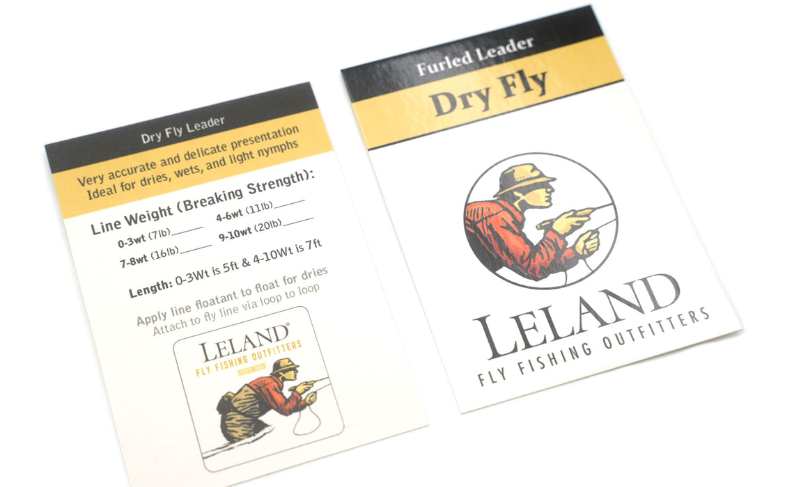 Dry Fly Furled Leader (Leland)