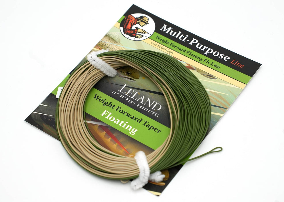 Leland Multi Purpose Fly Line - Pale Olive/Olive