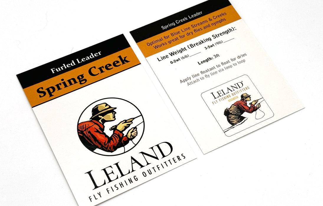 Spring Creek SHORT Furled Leader (Leland)
