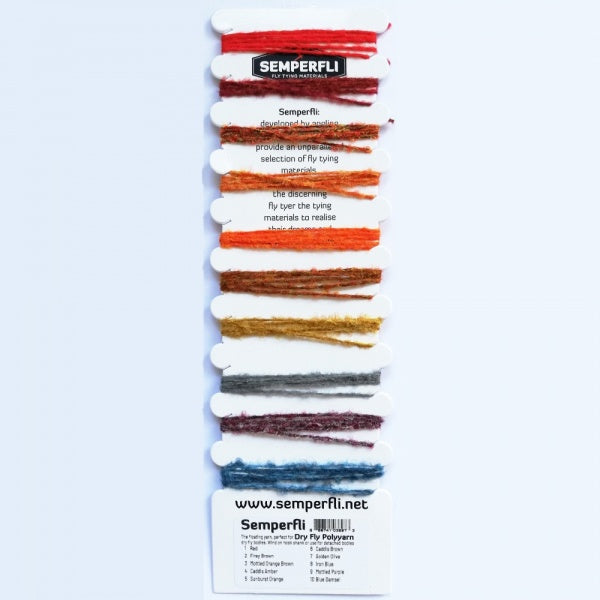 Semperfli Dry Fly Polyyarn Sample Pack