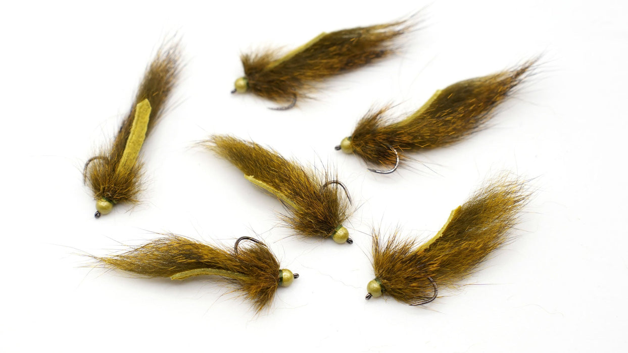 MICRO Sour Apple Leech (6 flies)