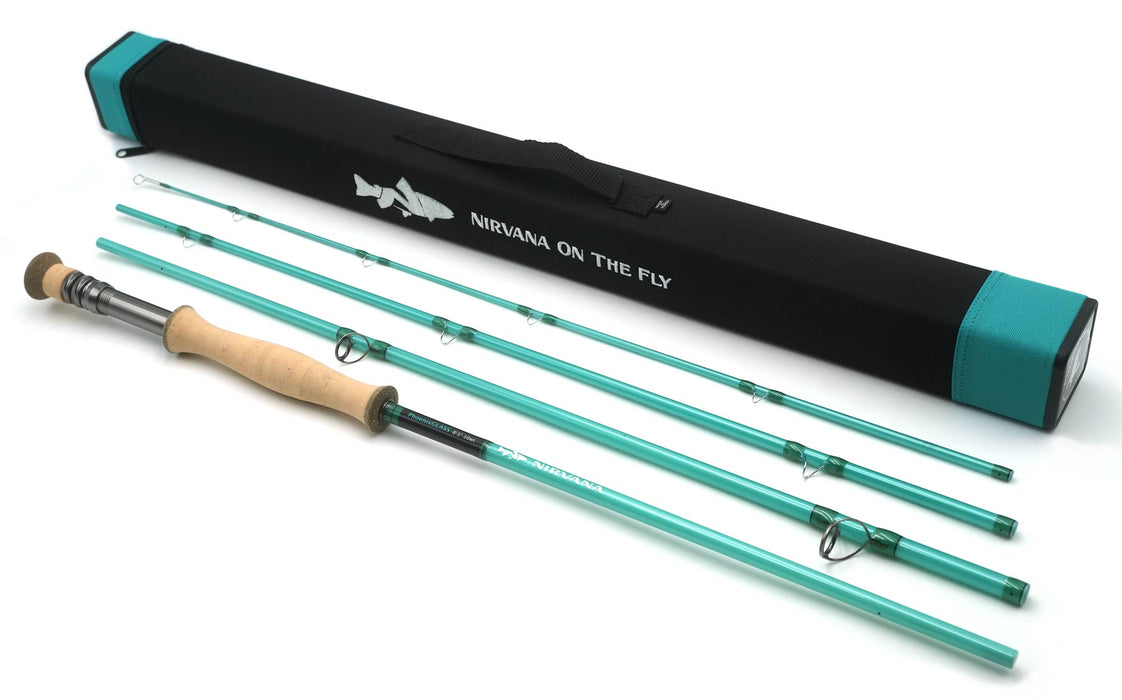 NIRVANA PhoenixGLASS Fiberglass Fly Rod w/case