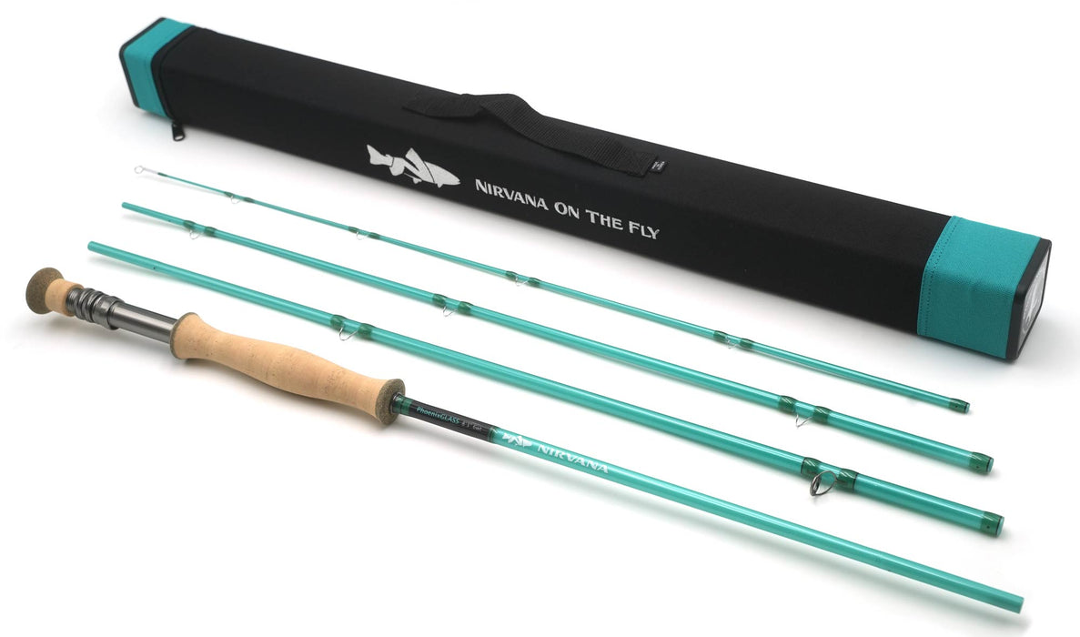 NIRVANA PhoenixGLASS Fiberglass Fly Rod w/case