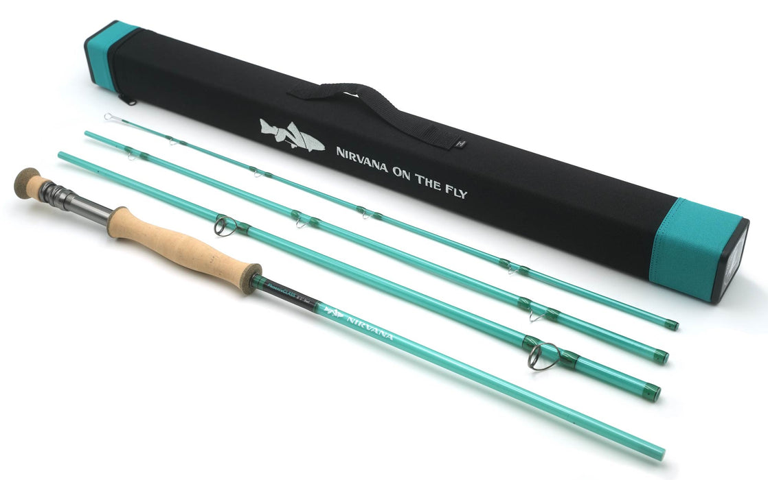 NIRVANA PhoenixGLASS Fiberglass Fly Rod w/case