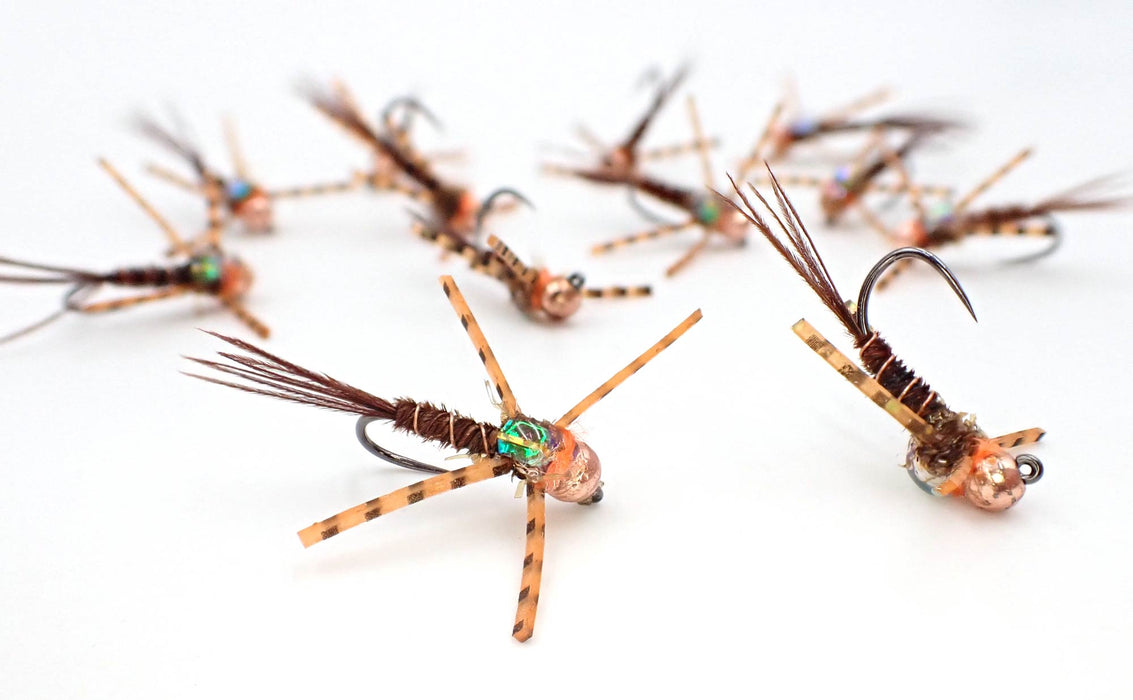 Rubberleg Pheasant Tail Nymph (12 flies)