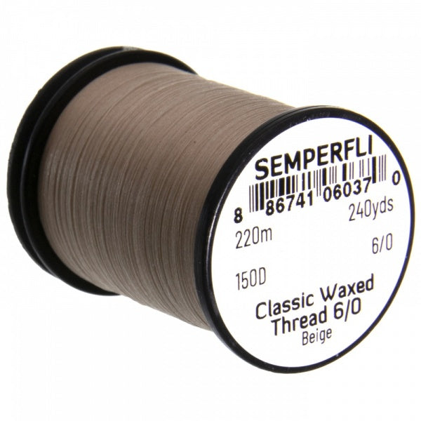 Semperfli Classic Waxed Thread 6/0 (150 Denier)