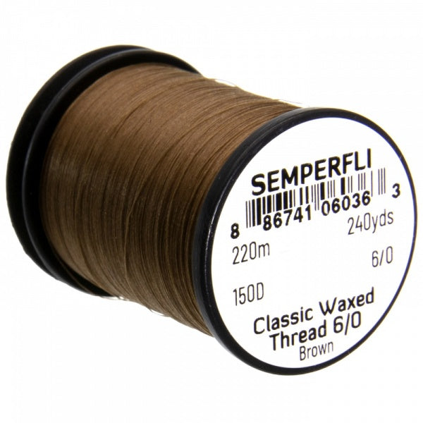 Semperfli Classic Waxed Thread 6/0 (150 Denier)