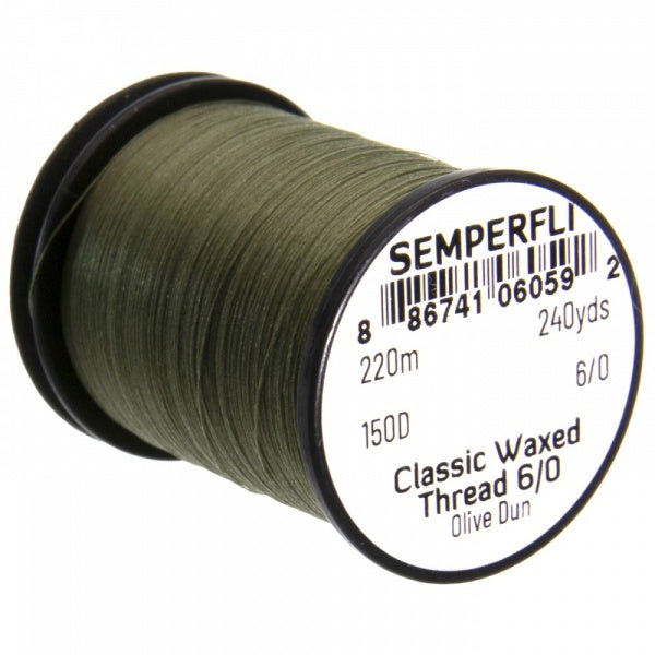 Semperfli Classic Waxed Thread 6/0 (150 Denier)