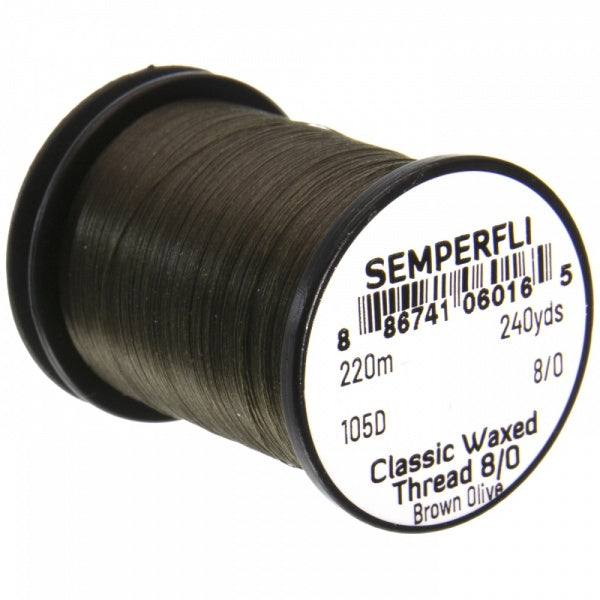 Semperfli Classic Waxed Thread 8/0 (105 Denier)