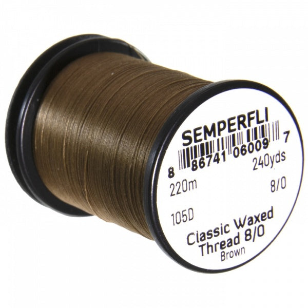 Semperfli Classic Waxed Thread 8/0 (105 Denier)