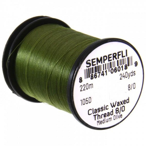 Semperfli Classic Waxed Thread 8/0 (105 Denier)