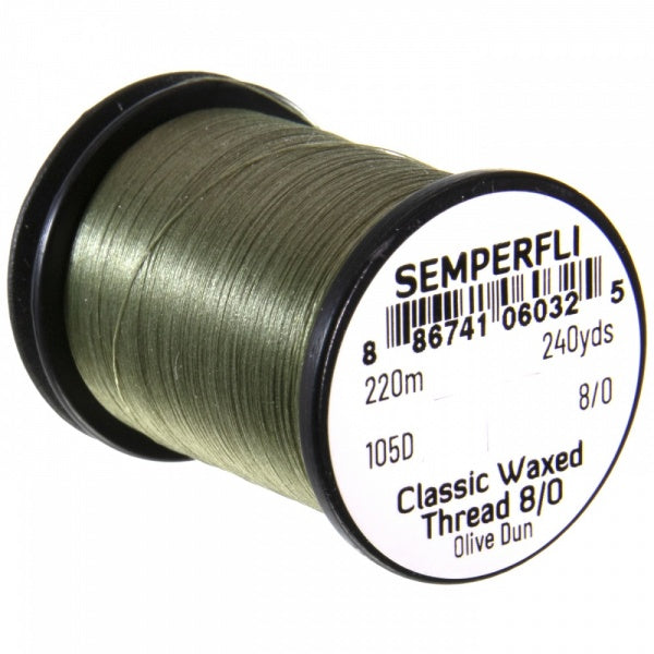 Semperfli Classic Waxed Thread 8/0 (105 Denier)