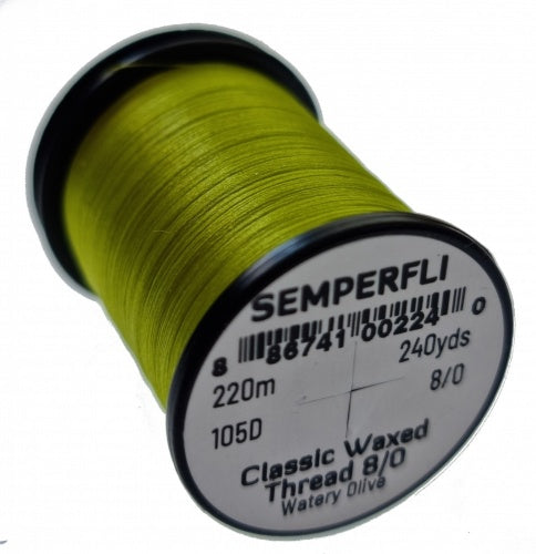 Semperfli Classic Waxed Thread 8/0 (105 Denier)