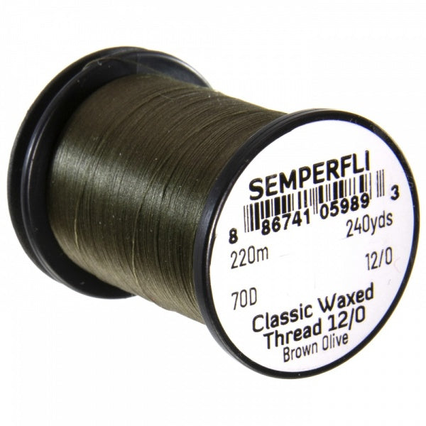 Semperfli Classic Waxed Thread 12/0 (70 Denier)