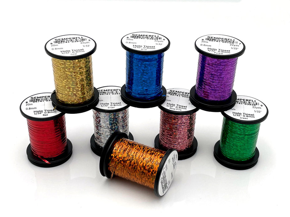 Semperfli Holographic Tinsel 1/32 medium (0.8mm)