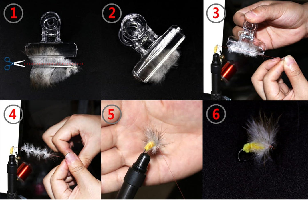 Generic Material/Dubbing Loop Clips (4 pack) — Leland Fly Fishing