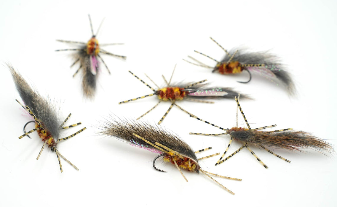 Small Zirdle Bug Flies Barbless (6 flies)