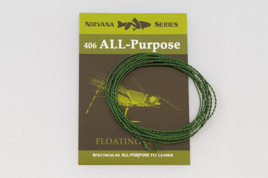 406 All-Purpose Furled Leader (FLOATING Fly Fishing Leader)