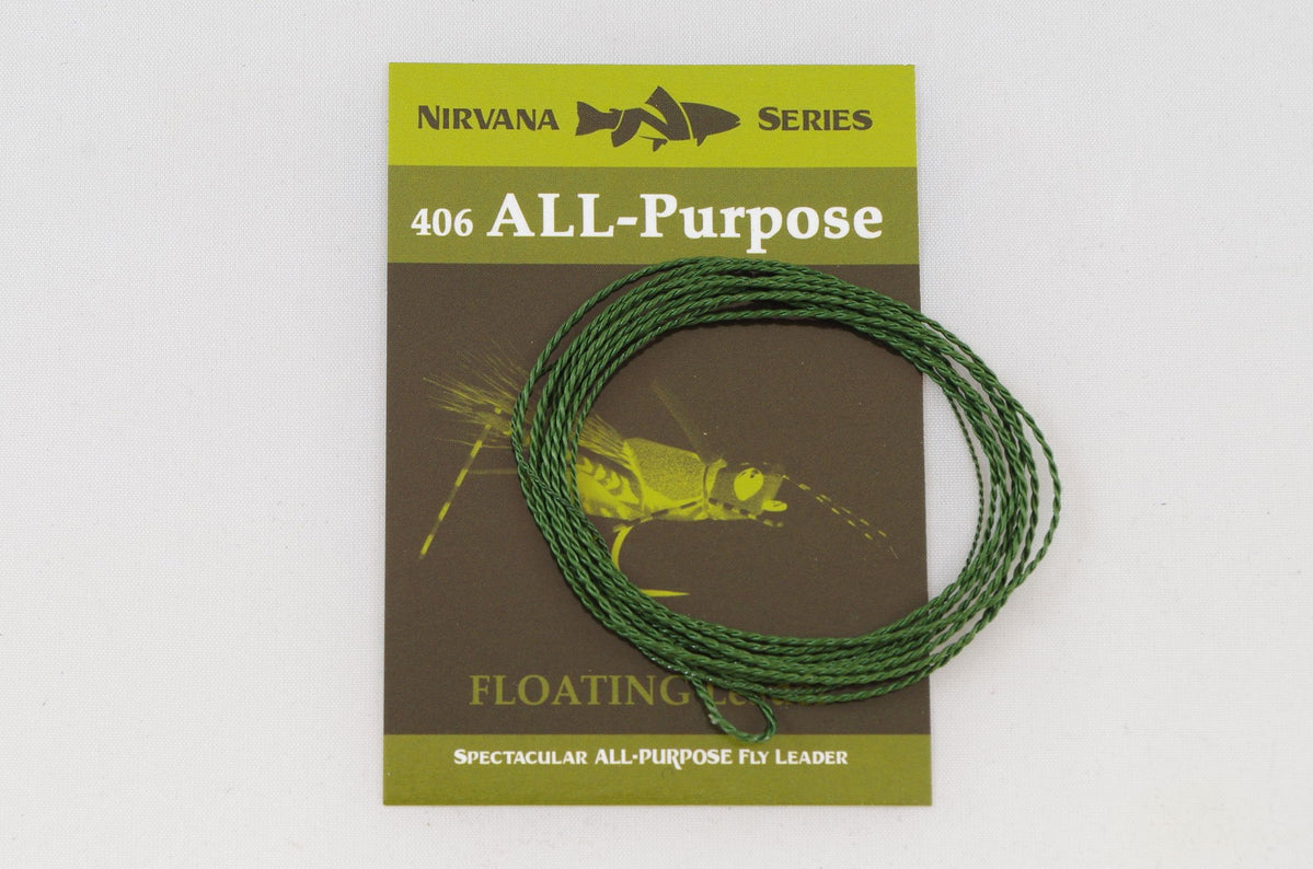 406 All-Purpose Furled Leader (FLOATING Fly Fishing Leader