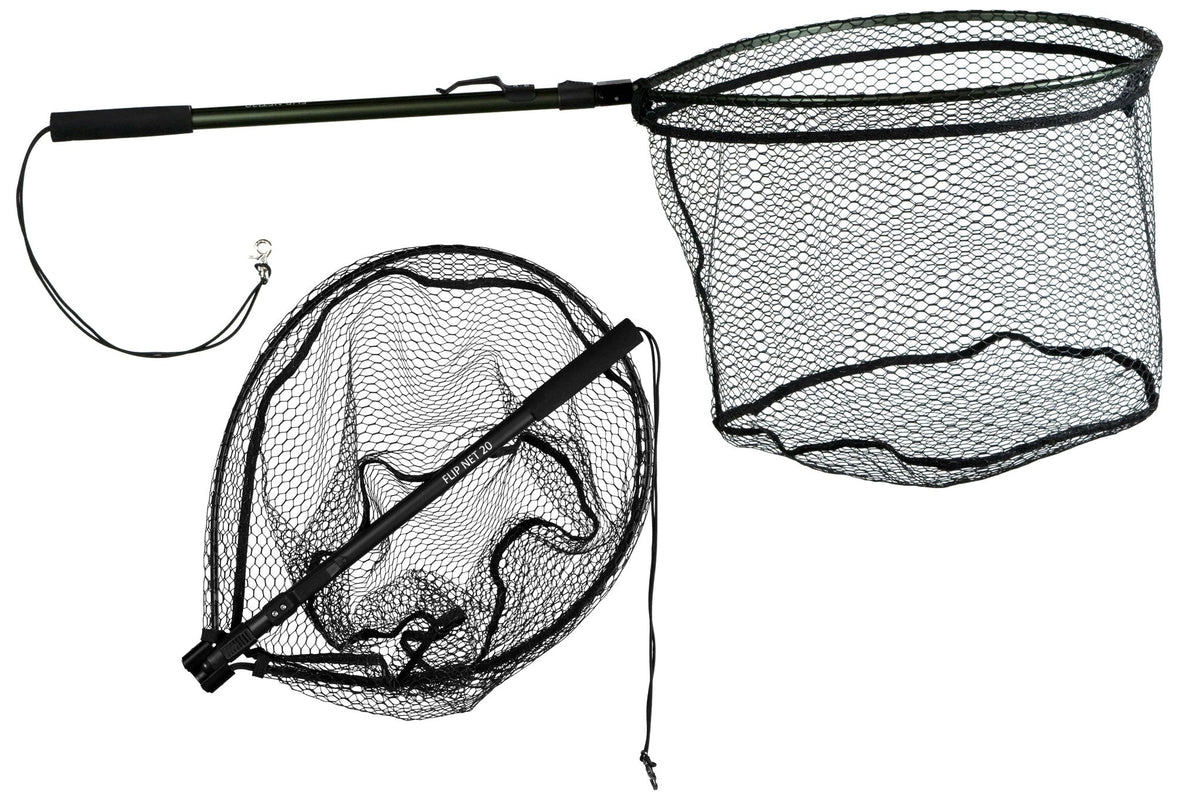 Aluminum Flip Net w/Rubberized Netting 20