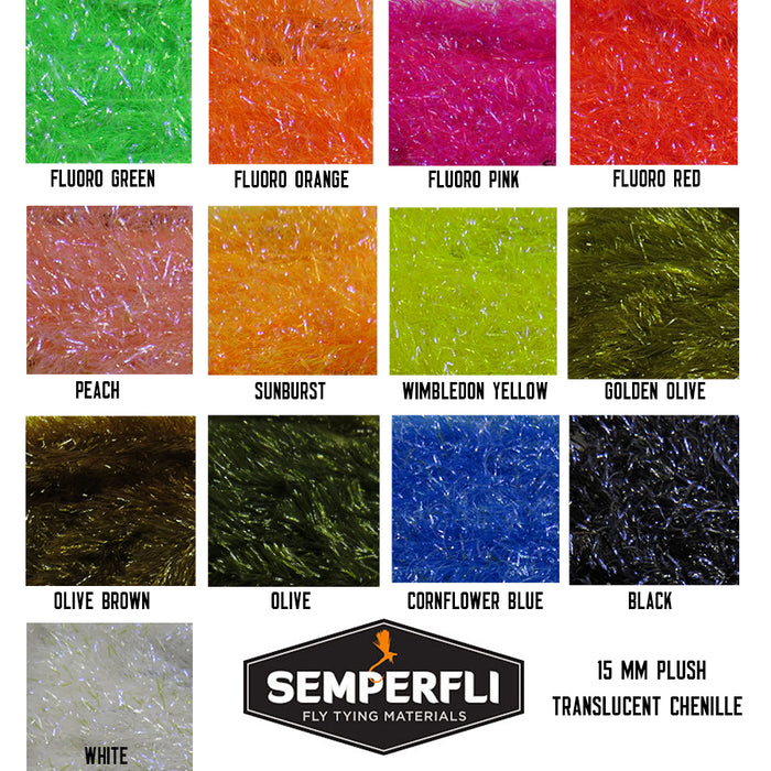 SemperFli 15mm Plush Translucent Chenille