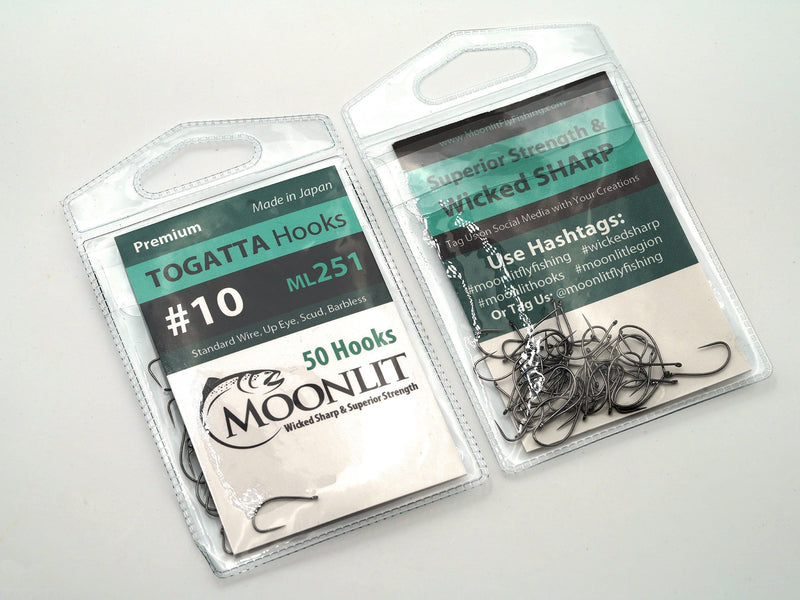 Moonlit TOGATTA ML251 Premium Barbless Hook (50 pack)
