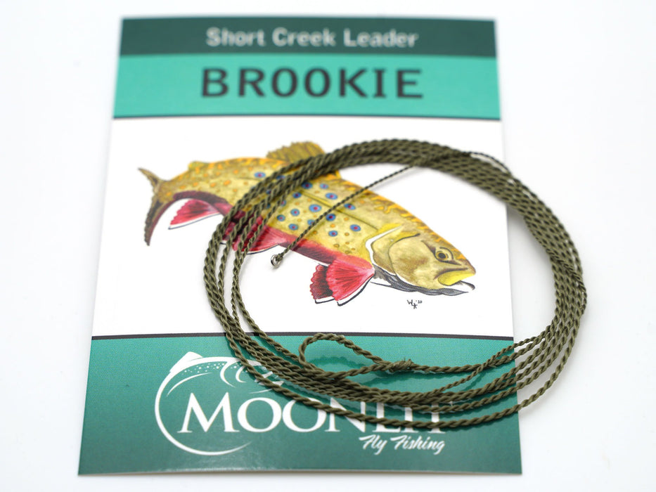 Brookie Short Furled Leader (Blue Line fly fishing Leader