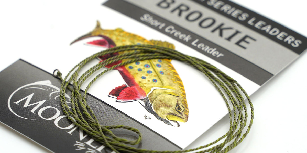 Platinum Brookie Short Furled Leader (Blue Line fly fishing Leader ...