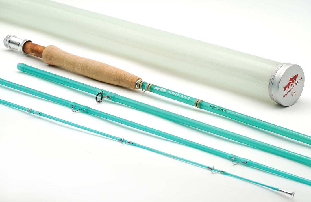 6wt NIRVANA SuperGLASS Fiberglass Fly Fishing Rod