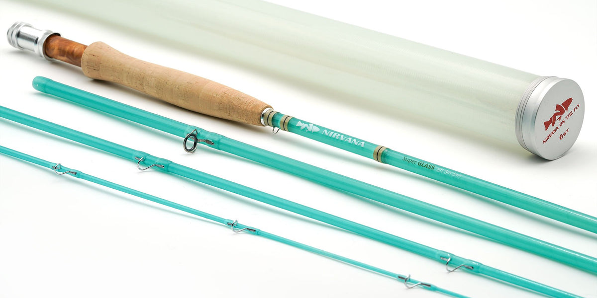 6wt NIRVANA SuperGLASS Fiberglass Fly Fishing Rod — Leland Fly Fishing