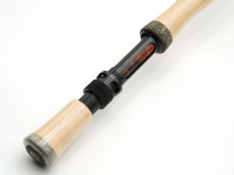 7wt Moonlit Lunar S-GLASS Fiberglass Fly Rod w/case & Fighting Butt (new model)