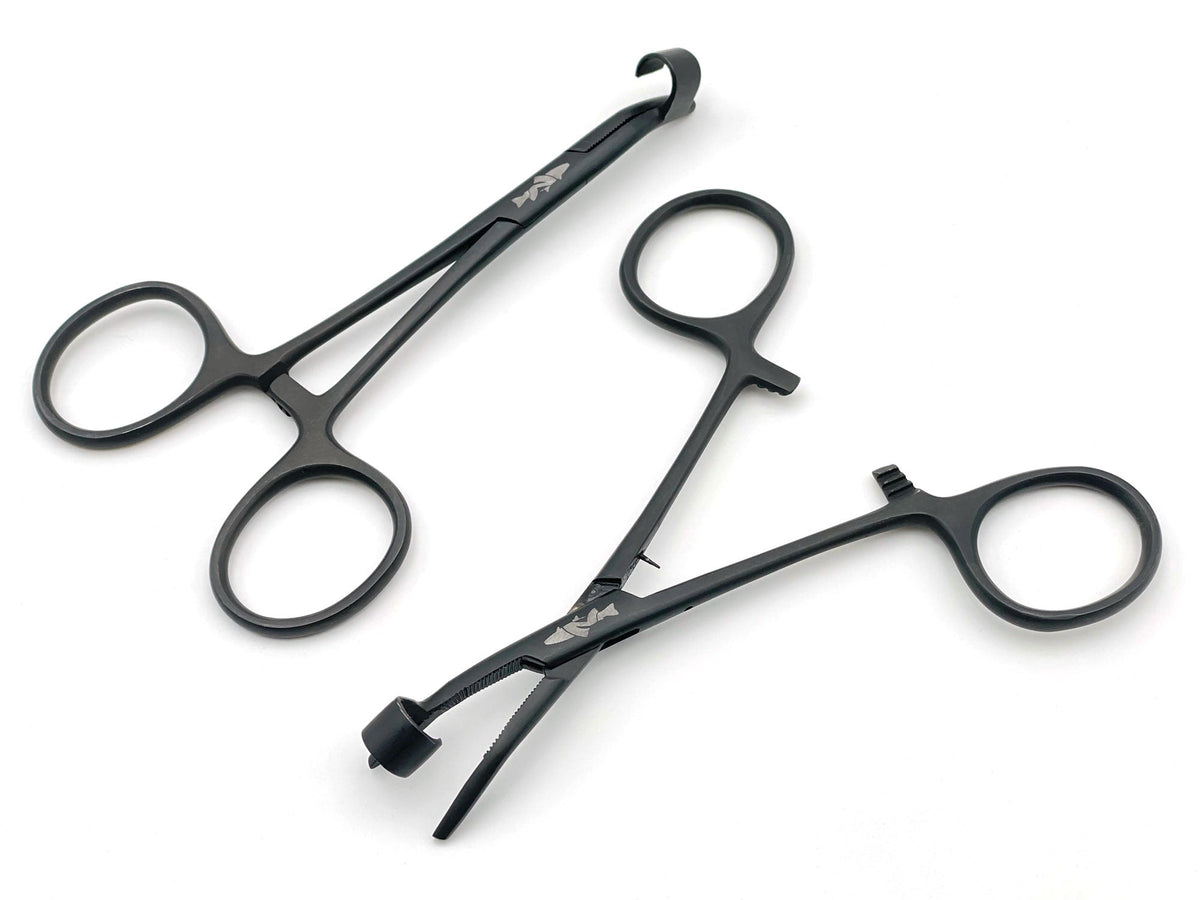 NIRVANA Forceps with Built-In Hook Release Tool — Leland Fly Fishing