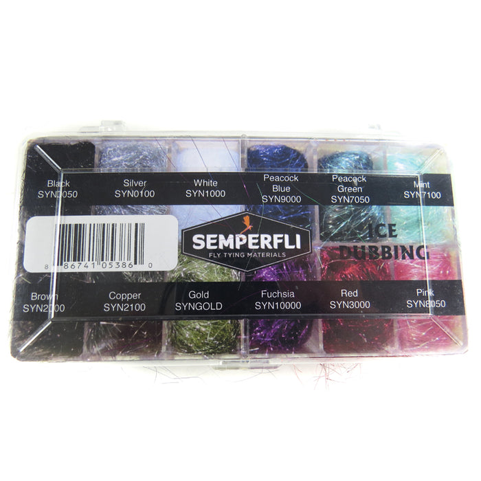 SemperFli Ice Dubbing Dispenser - 10 colors