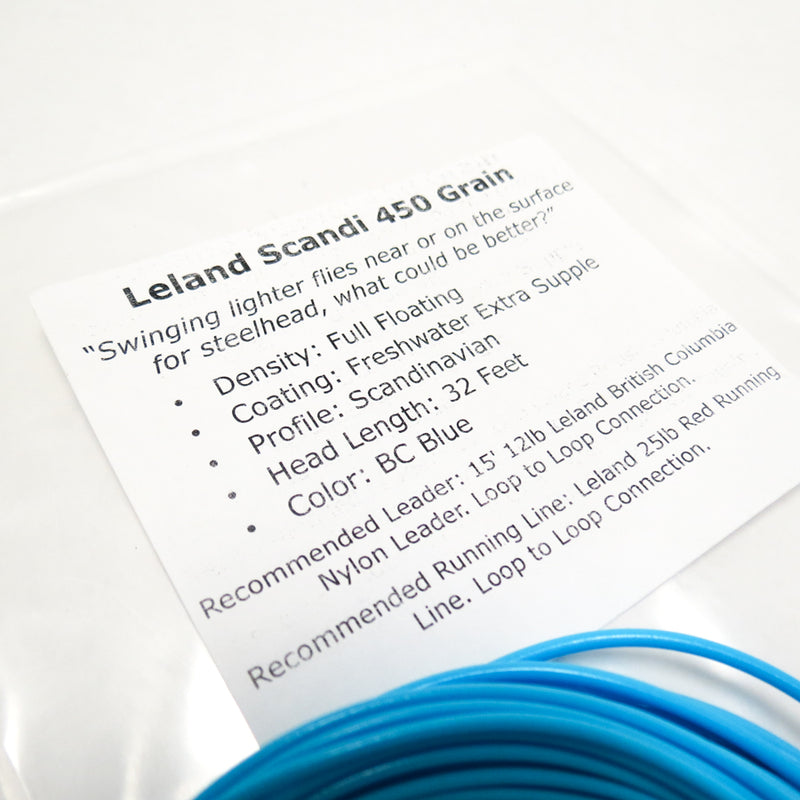 Leland Custom - Scandi Line, 450gr  -BC Blue