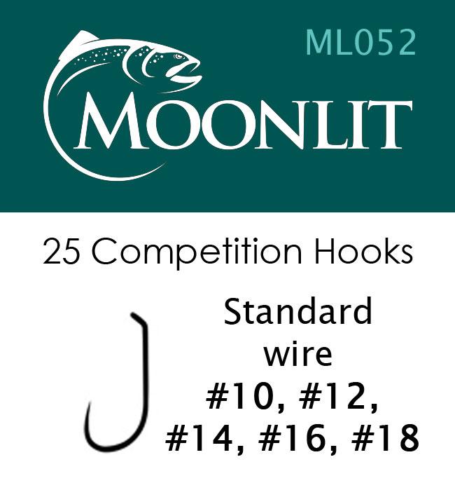 Moonlit ML052 Competition Barbless Hook (25 pack)
