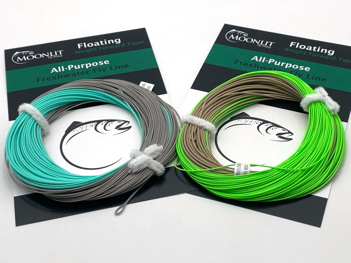 The Angler's Collection Weight Forward Floating Line Lime Green 30 Yds