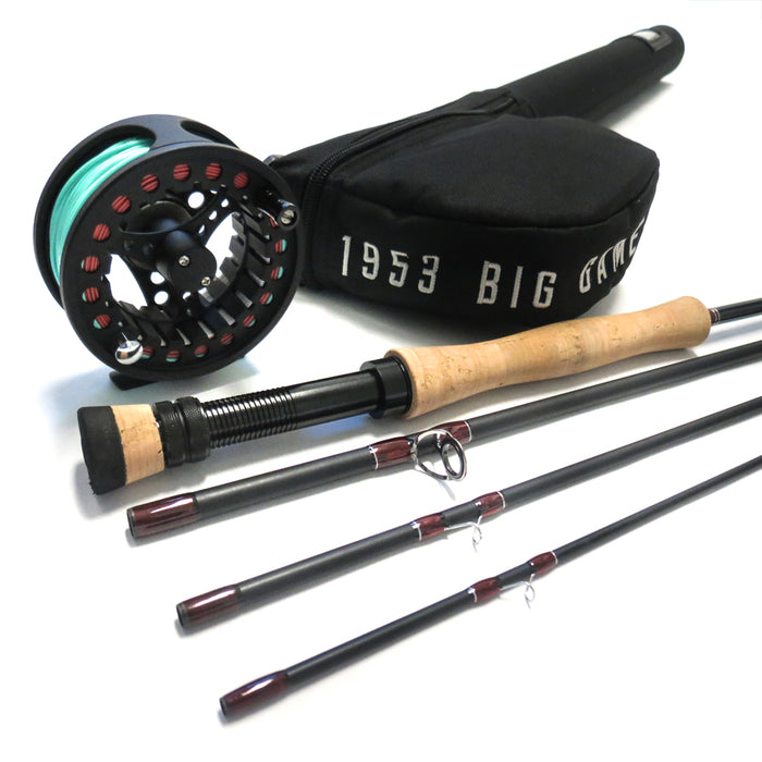 big game spinning rod reel combo Red Truck 1953 Big Game Combo 8wt 4-piece — Leland Fly Fishing