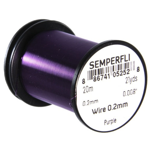 Semperfli Wire 0.3mm Hot Pink