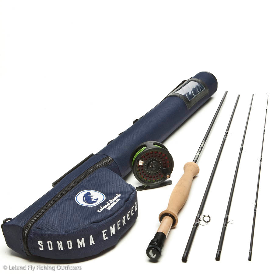 Sonoma Emerger Fly Fishing 7' 9 #4, Blue (reel not included)